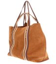 Ted Baker Laurrel Suede Webbing Detail Large Shopper Brown Ted Baker Laurrel Suede Webbing Detail Large Shopper Brown