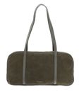 Ted Baker Ammari Double Zip Suede Bowler Bag Dk - Green Ted Baker Ammari Double Zip Suede Bowler Bag Dk - Green