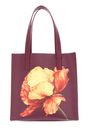 Ted Baker Shimina Printed Flower Small Icon Bag Wine