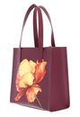 Ted Baker Shimina Printed Flower Small Icon Bag Wine
