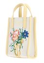 Ted Baker Floscon Canvas Embroidered Mini Floral Icon Bag Natural