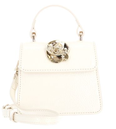 Ted Baker Roselah Rose Detail Square Mini Top Handle Bag Ivory Ted Baker Roselah Rose Detail Square Mini Top Handle Bag Ivory