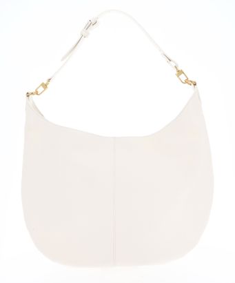 Ted Baker Amyylia Slouchy Hobo Leather Shoulder Bag Ivory Ted Baker Amyylia Slouchy Hobo Leather Shoulder Bag Ivory