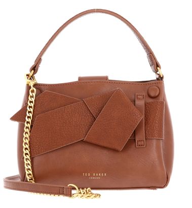 Ted Baker Ssansa Knot Bow Mini Top Handle Bag Tan