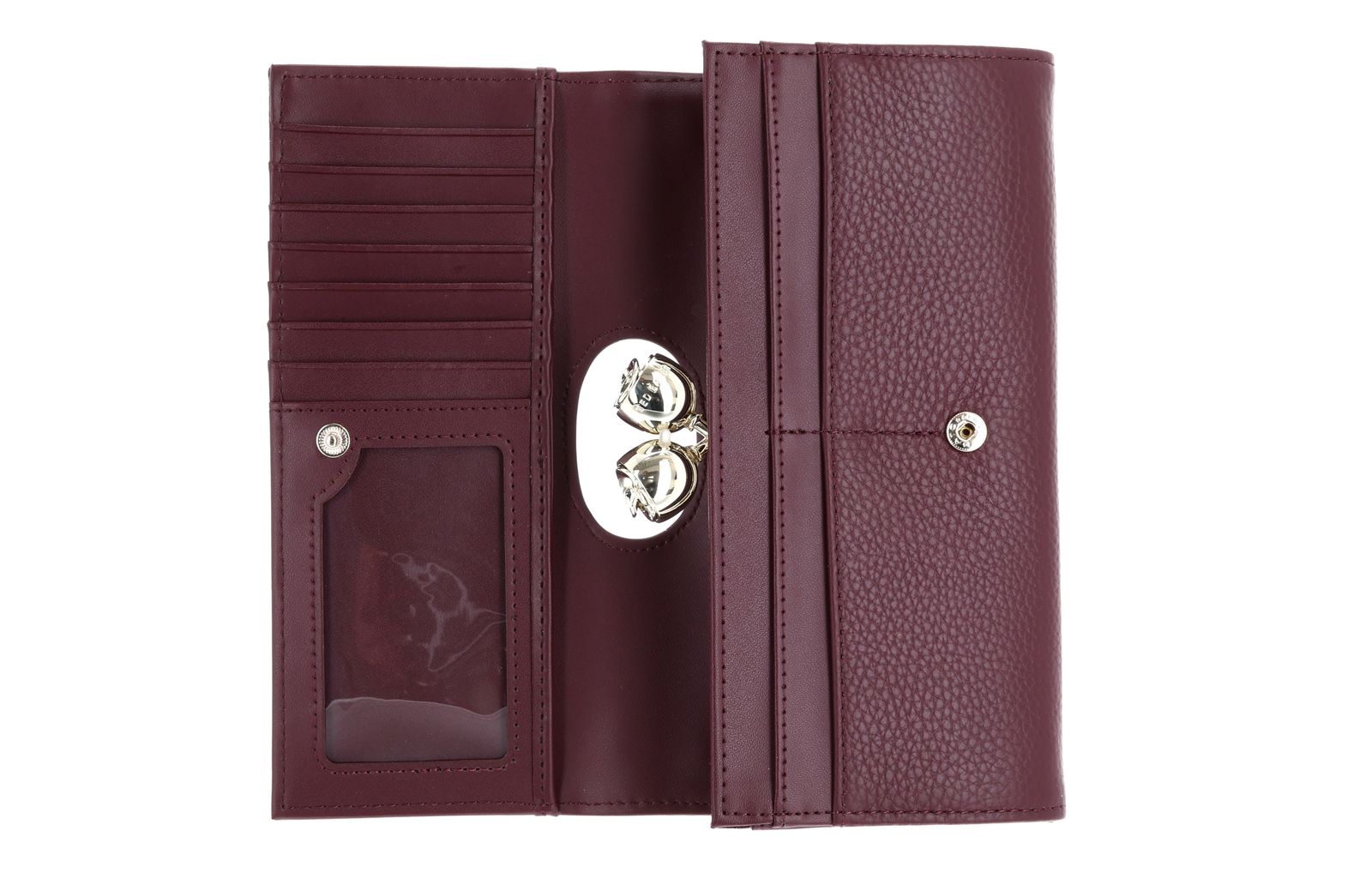 Ted Baker Roosali Rose Detail Leather Bobble Purse L Wine Ted Baker Roosali Rose Detail Leather Bobble Purse L Wine