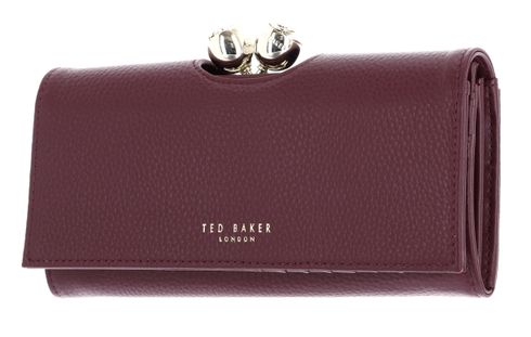 Ted Baker Roosali Rose Detail Leather Bobble Purse L Wine Ted Baker Roosali Rose Detail Leather Bobble Purse L Wine