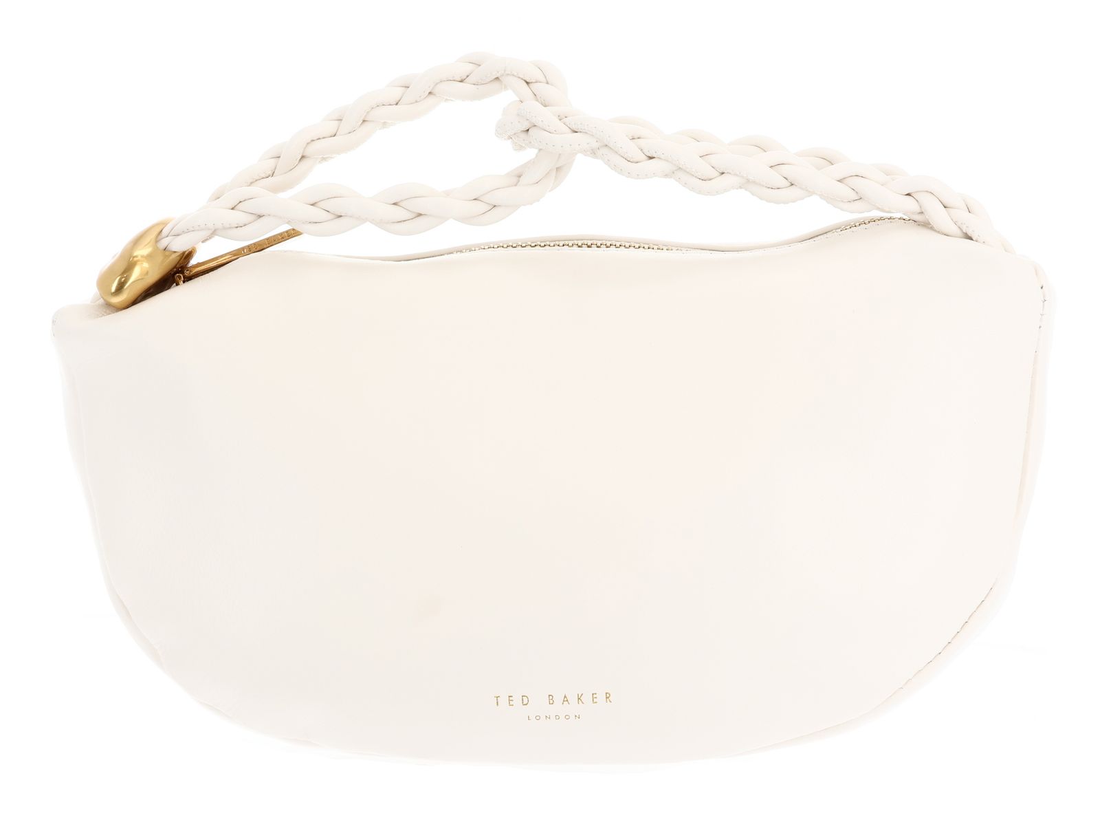 Ted Baker Islah Leather Statement Hardware Medium Hobo Bag Ivory