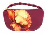 Ted Baker Isli Satin Statement Hardware Printed Hobo Bag Wine Ted Baker Isli Satin Statement Hardware Printed Hobo Bag Wine
