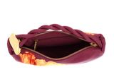 Ted Baker Isli Satin Statement Hardware Printed Hobo Bag Wine Ted Baker Isli Satin Statement Hardware Printed Hobo Bag Wine
