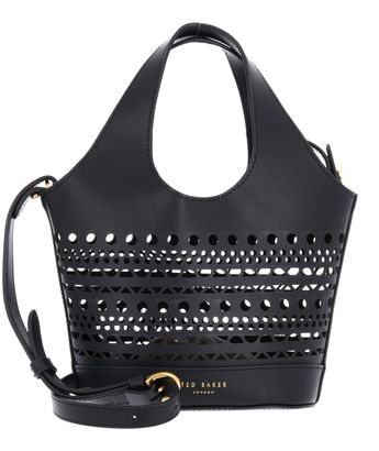 Ted Baker Laurnna Small Laser Cut Tote Bag Black