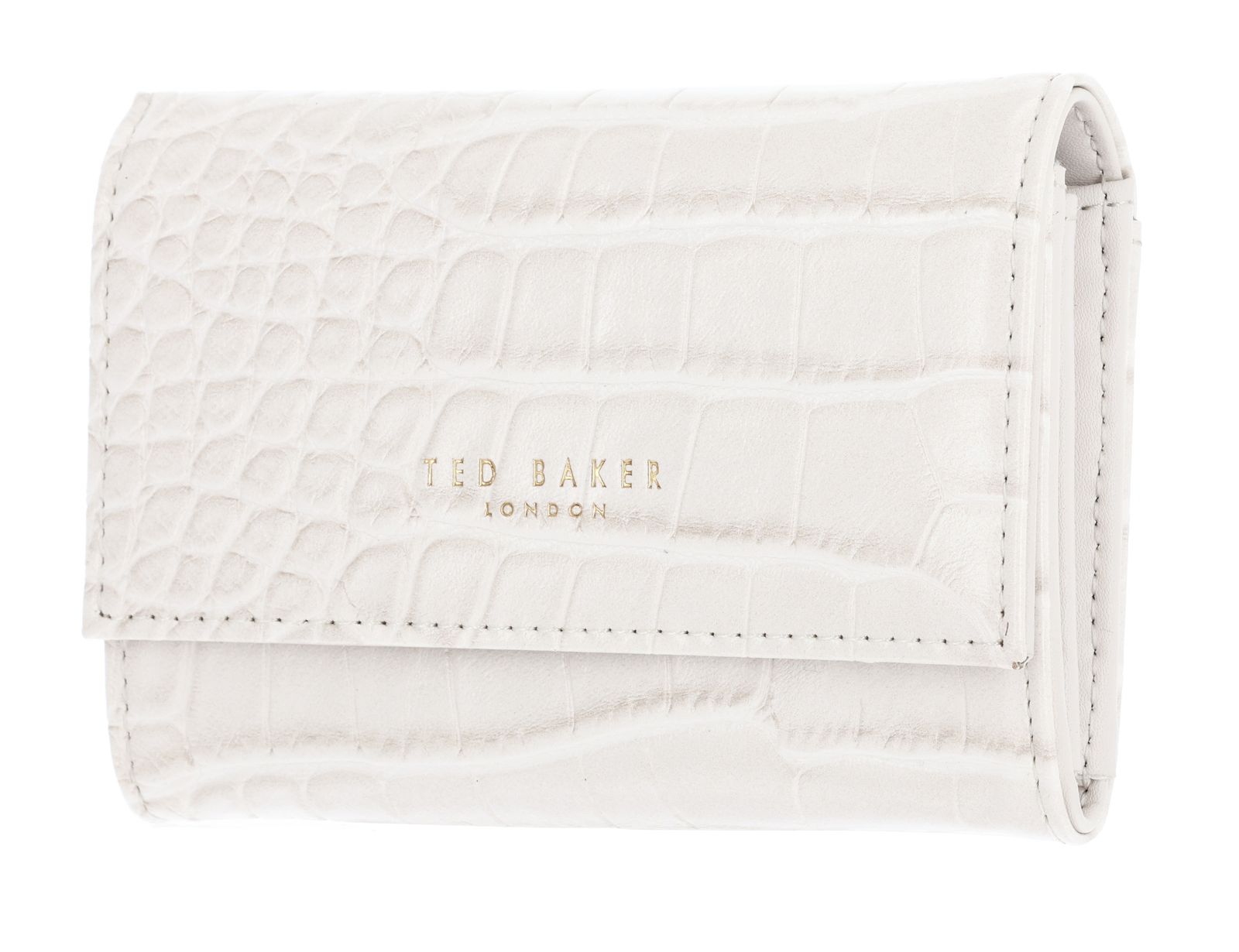 Ted Baker Valliaa Croc Effect Small Purse Ivory