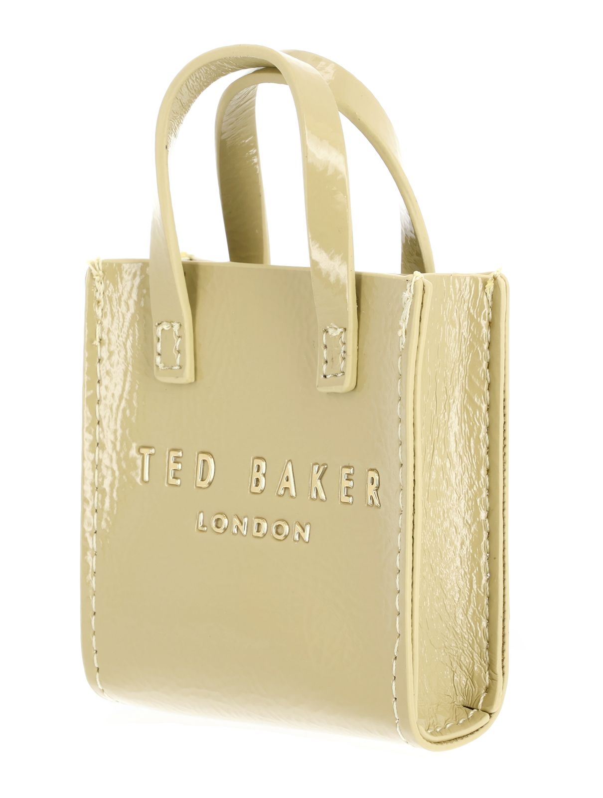 Ted Baker Iccon Mini Ted Icon Bag Charm Yellow Ted Baker Iccon Mini Ted Icon Bag Charm Yellow