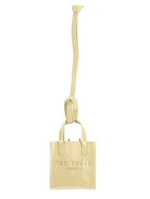 Ted Baker Iccon Mini Ted Icon Bag Charm Yellow
