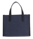 Ted Baker Paolina Faux Raffia Small Icon Bag Navy