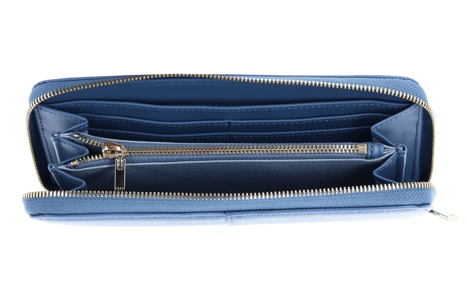 Ted Baker Aminne Large Zip around Purse Blue Ted Baker Aminne Large Zip around Purse Blue