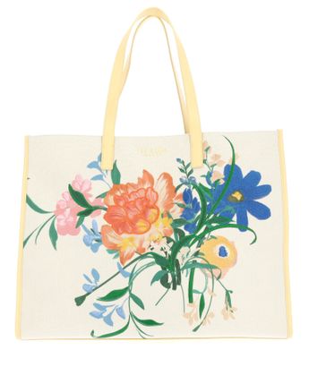 Ted Baker Floicon Canvas Embroidered Floral Icon Bag Natural