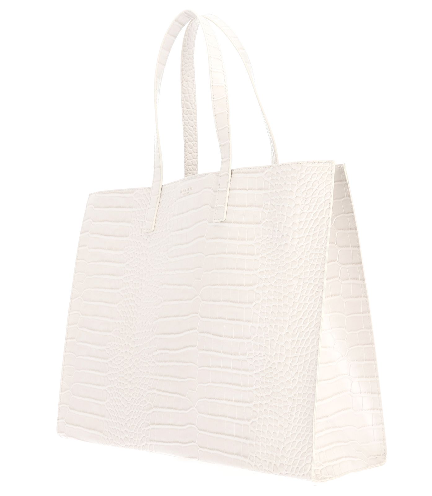 Ted Baker Wellma Croc Effect Icon Bag XL Ivory Ted Baker Wellma Croc Effect Icon Bag XL Ivory