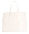 Ted Baker Wellma Croc Effect Icon Bag XL Ivory