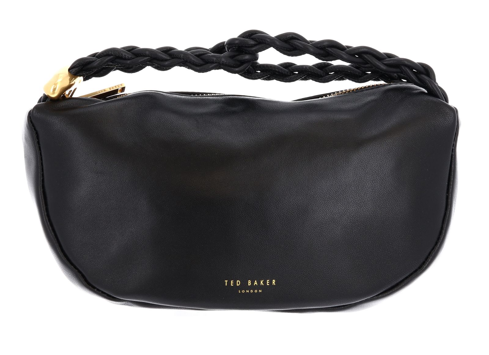 Ted Baker Islah Leather Statement Hardware Medium Hobo Bag Black