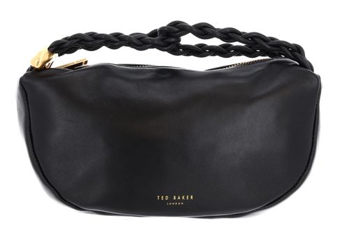 Ted Baker Islah Leather Statement Hardware Medium Hobo Bag Black