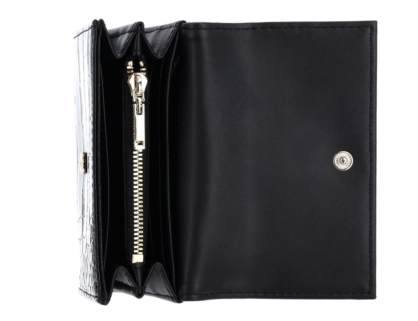 Ted Baker Valliaa Croc Effect Small Purse Black Ted Baker Valliaa Croc Effect Small Purse Black