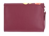 Ted Baker Shimena Printed Flower Icon Envelope Pouch Wine