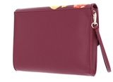 Ted Baker Shimena Printed Flower Icon Envelope Pouch Wine