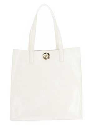 Ted Baker Rosenni Rose Detail Crinkle Large Tote Bag L Ivory Ted Baker Rosenni Rose Detail Crinkle Large Tote Bag L Ivory