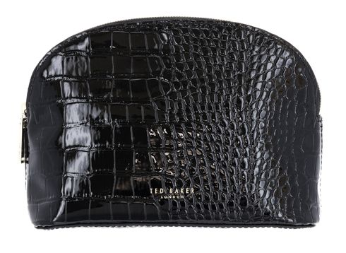 Ted Baker Nicco Croc Effect Washbag Black