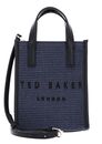 Ted Baker PaulII Faux Raffia Mini Icon Bag Navy