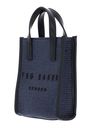 Ted Baker PaulII Faux Raffia Mini Icon Bag Navy