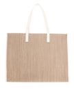 Ted Baker Pallmer Faux Raffia Large Icon Bag Ivory