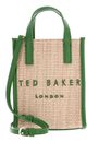 Ted Baker PaulII Faux Raffia Mini Icon Bag Green