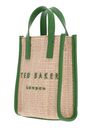 Ted Baker PaulII Faux Raffia Mini Icon Bag Green