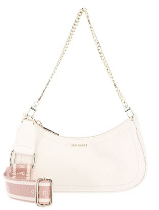 Ted Baker Laarna Webbing Leather Shoulder Bag S Ivory Ted Baker Laarna Webbing Leather Shoulder Bag S Ivory