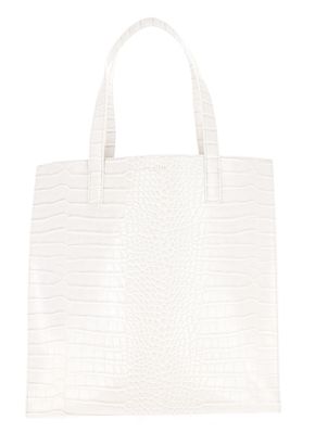 Ted Baker Wenella Croc Effect Large Icon Bag L Ivory Ted Baker Wenella Croc Effect Large Icon Bag L Ivory