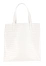 Ted Baker Wenella Croc Effect Large Icon Bag L Ivory