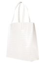 Ted Baker Wenella Croc Effect Large Icon Bag L Ivory