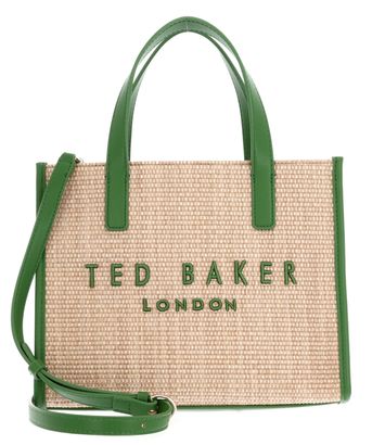 Ted Baker Paolina Faux Raffia Small Icon Bag Green Ted Baker Paolina Faux Raffia Small Icon Bag Green