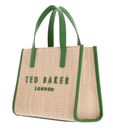 Ted Baker Paolina Faux Raffia Small Icon Bag Green