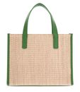 Ted Baker Paolina Faux Raffia Small Icon Bag Green