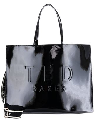 Ted Baker Iconna Webbing Extra Large Icon Bag XL Black Ted Baker Iconna Webbing Extra Large Icon Bag XL Black