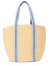 Ted Baker Raffia Webbing Detail Raffia Large Tote Bag Blue