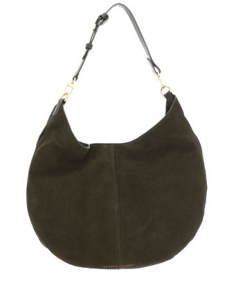 Ted Baker Amylisa Slouchy Hobo Suede Shoulder Bag Dk - Green Ted Baker Amylisa Slouchy Hobo Suede Shoulder Bag Dk - Green