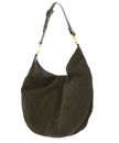 Ted Baker Amylisa Slouchy Hobo Suede Shoulder Bag Dk - Green