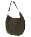 Ted Baker Amylisa Slouchy Hobo Suede Shoulder Bag Dk - Green