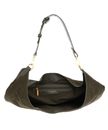 Ted Baker Amylisa Slouchy Hobo Suede Shoulder Bag Dk - Green