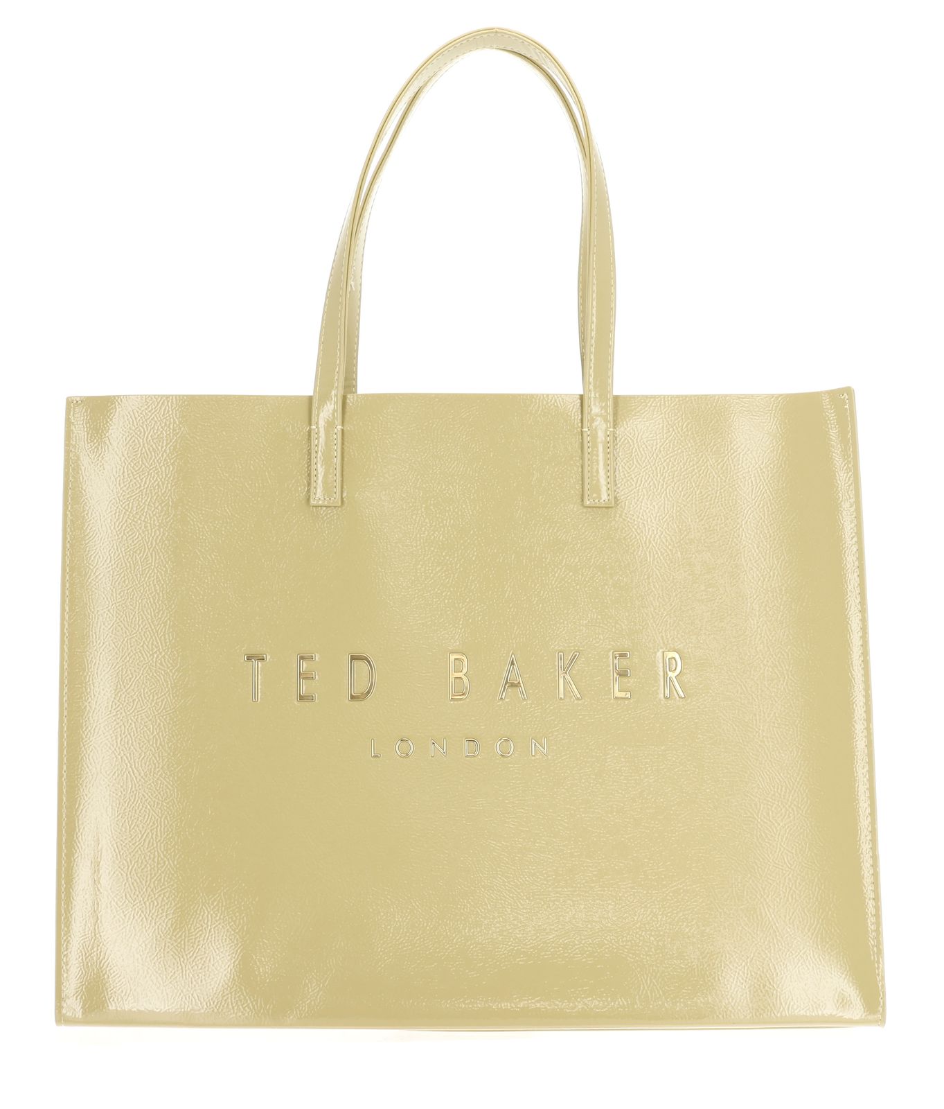 Ted Baker Crikon Crinkle Icon Bag XL Yellow