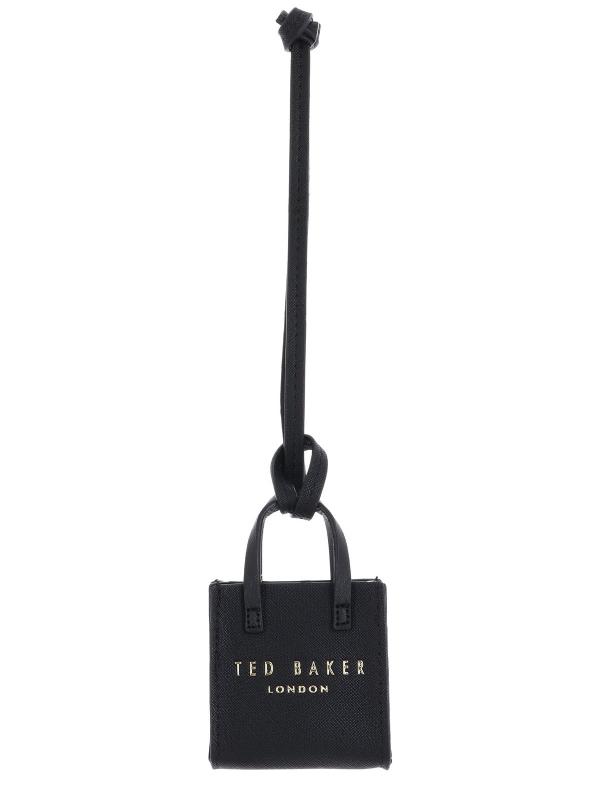 Ted Baker Iccon Mini Ted Icon Bag Charm Black