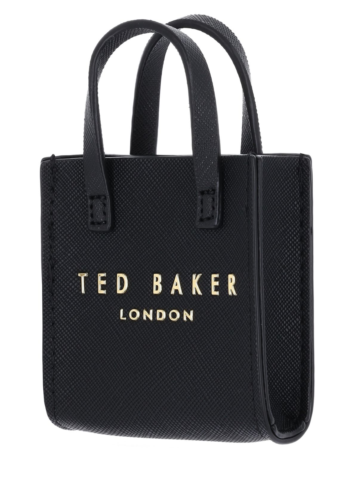 Ted Baker Iccon Mini Ted Icon Bag Charm Black Ted Baker Iccon Mini Ted Icon Bag Charm Black